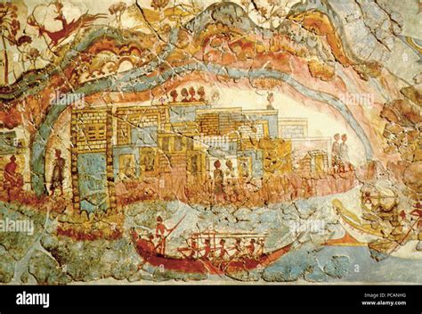 Akrotiri Fresque Minoenne Hi Res Stock Photography And Images Alamy