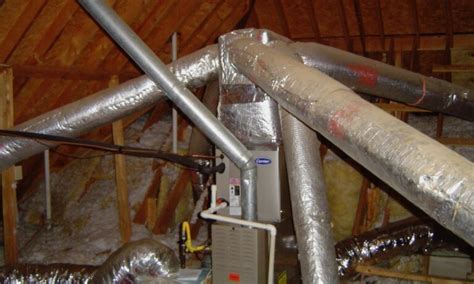 Furnace Air Conditioner And Ducts In An Unconditioned Attic Energy