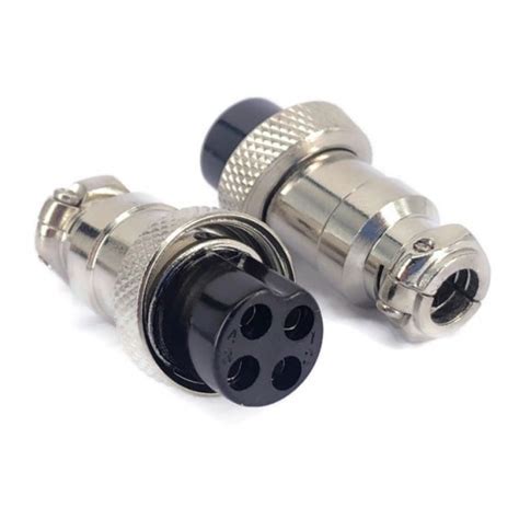 4 Pins Female Circular Connector 16mm Gx16