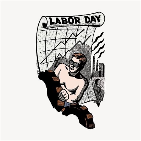 Vintage Labor Day Poster