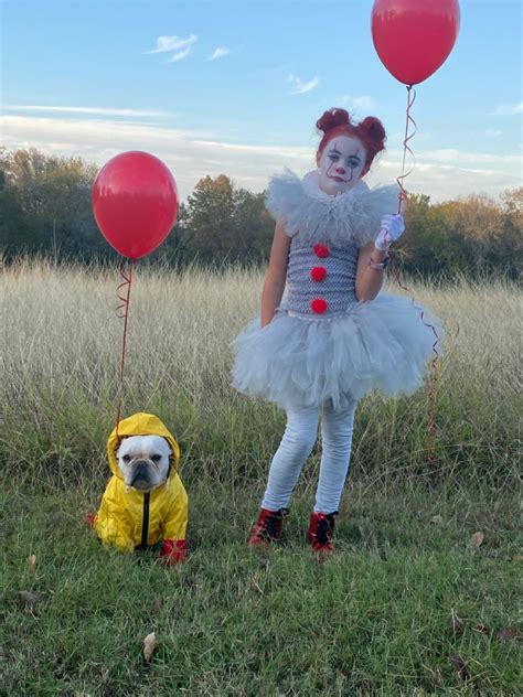 Pennywise And Georgie Halloween Costume Dog Halloween Outfits Dog