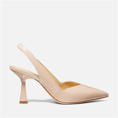 MICHAEL Michael Kors Chelsea Leather Slingback Pumps In Natural Lyst