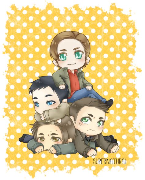 Spn Chibi By Ilsama On Deviantart Supernatural Fan Art Supernatural Fans Tv Supernatural