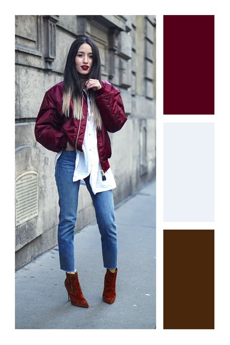 Outfit Como Combinar Zapatos Vino Mujer Moda Y Estilo