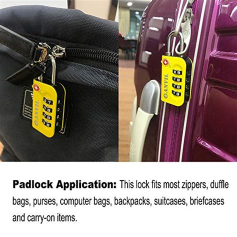 TSA Luggage Locks - 4 Digit Combination Steel Padlocks Review ...