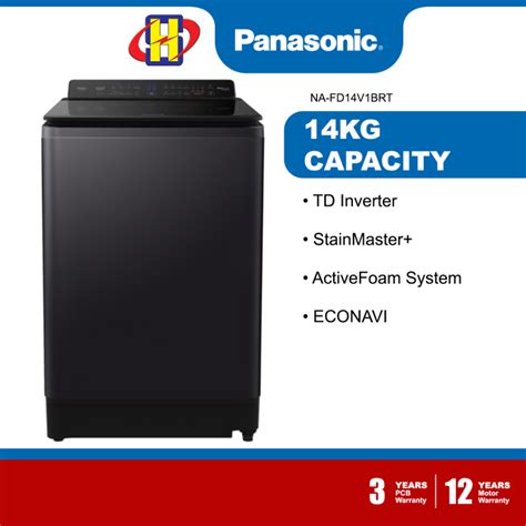 Panasonic Washing Machine 14KG TD Inverter ECONAVI Hot Wash