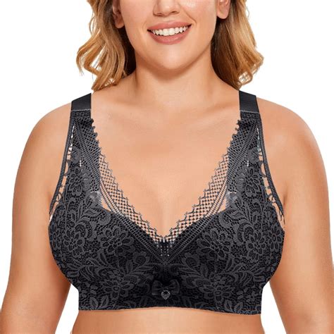 Vestitiy Push Up Padded Bras Lace Lingerie For Womens Underwire Bra