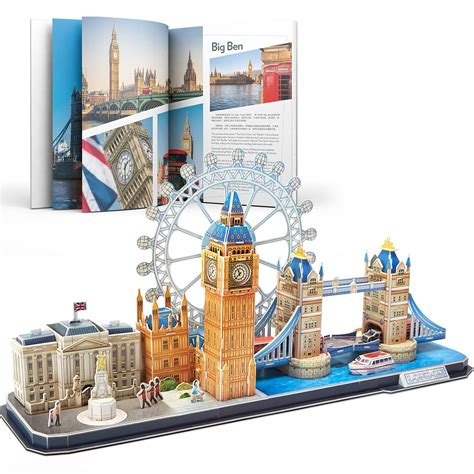 D Pussel Storbritannien London Bridge Big Ben City Skyline Pussel G R