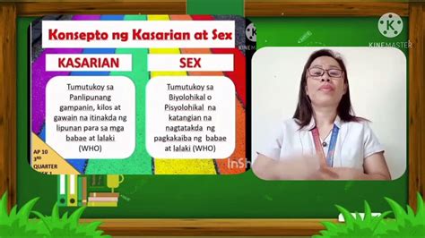 Ap10 Q3 M1 Uri Ng Gender At Sex At Gender Roles Sa Ibat Ibang Bahagi Ng