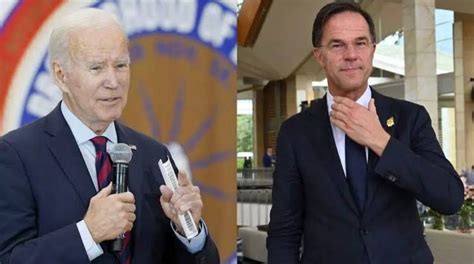 Joe Biden apoya a Mark Rutte para convertirse en el próximo jefe de la