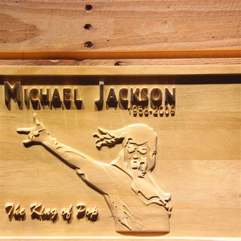 Michael Jackson 1958-2009 Wood Sign - neon sign - LED sign - shop ...