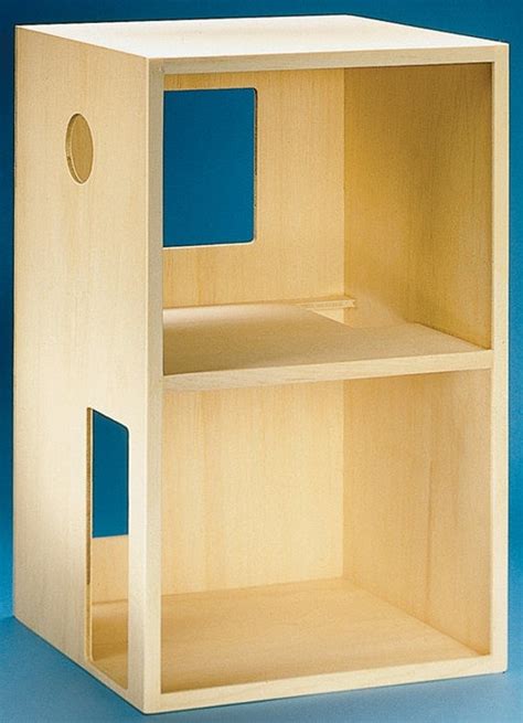 Diy Roombox Kit Side By Side Unfinished Dollhouse Miniature