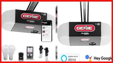 Genie Chain Glide Connect Essentials Smart Garage Door Opener Youtube