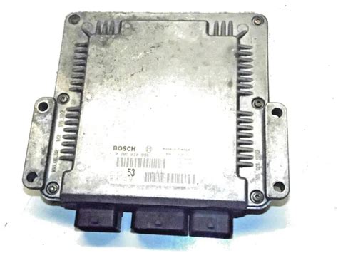 PEUGEOT CITROEN PICASSO C5 2 0 HDI 90 Moteur Unité Contrôle ECU Bosch