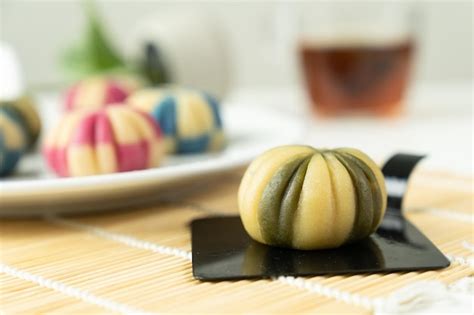 Pastel De Confiter A Tradicional Japon S Wagashi Foto Premium