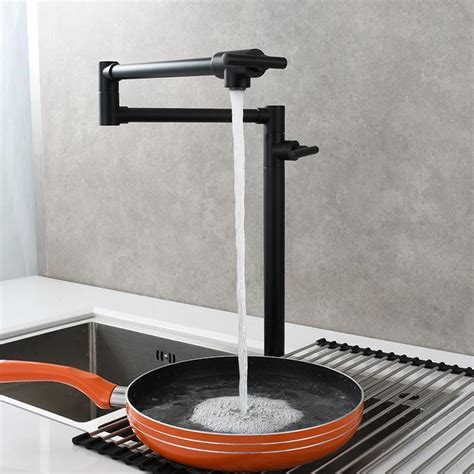 Robinet De Cuisine Eau Froide Simple En Cuivre Hauteur Totale Cm Pliable