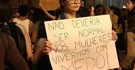 G Manifestantes Fazem Ato Pelo Fim Da Cultura Do Estupro Em