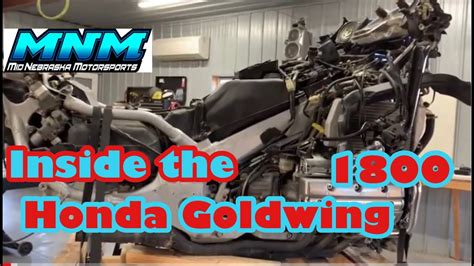 Inside A Honda Goldwing 1800 NO FAIRINGS Bags Off Wire Harness