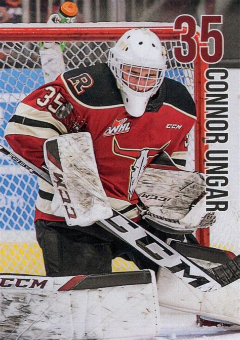 2021 22 Red Deer Rebels Whl Nno Connor Ungar Trading Card Database