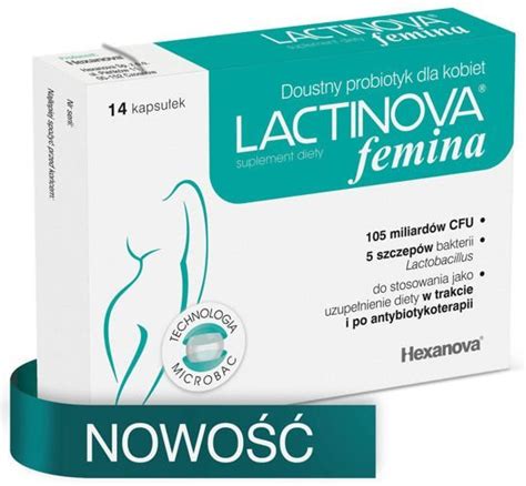 Lactinova Femina x 14 kapsułek cena opinie dawkowanie skład i