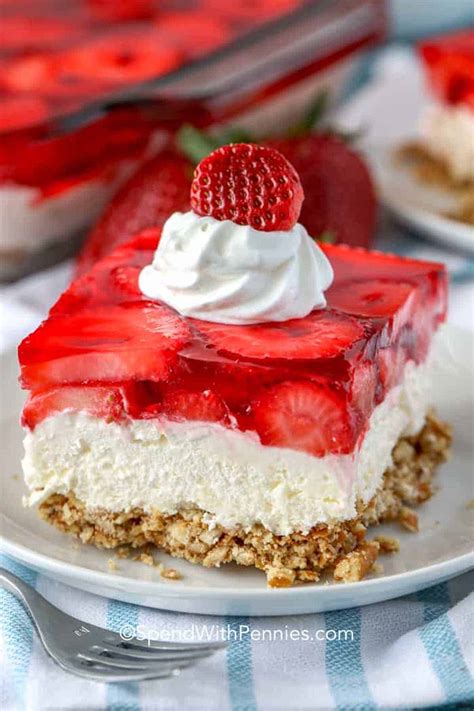 Strawberry Pretzel Salad Without Jello