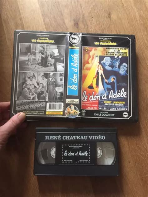 CASSETTE VIDEO VHS RENE CHATEAU CINEMA LE DON D ADELE Lilo Lamoureux