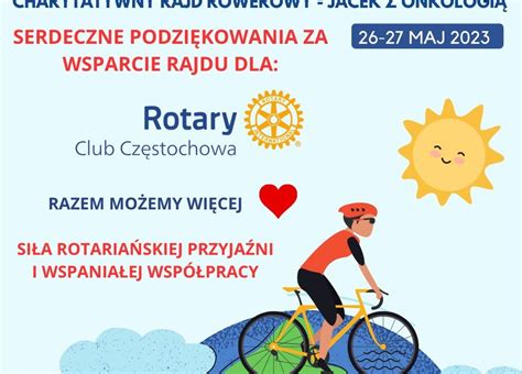 Charytatywny Rajd Rowerowy Rotary Club Cz Stochowa