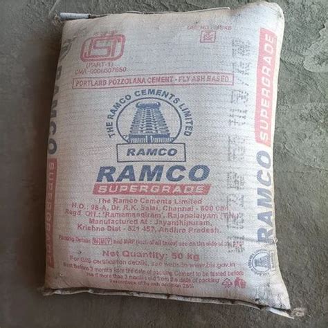 Ramco Super Grade Cement At Rs Bag In Hyderabad Id