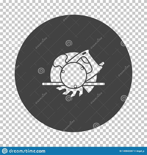 La Circular Vio El Icono Ilustraci N Del Vector Ilustraci N De Corte