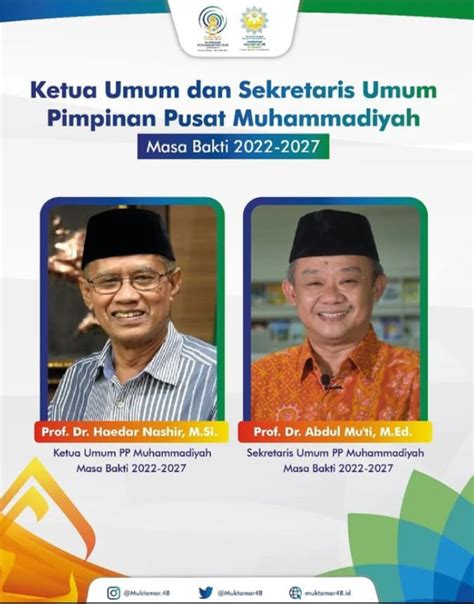 Biografi Ketua Umum Pp Muhammadiyah Dari Periode Kh Ahmad Dahlan