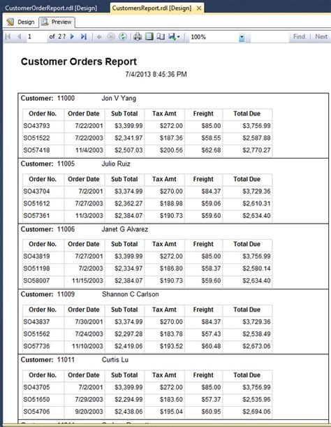 Ssrs Report Headers 2869 Hot Sex Picture