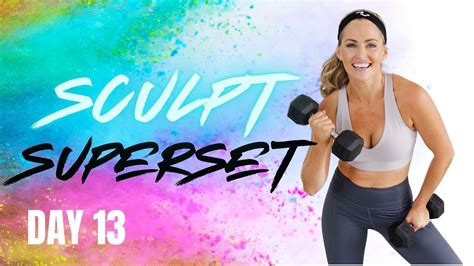 25 Minute Sculpt Superset With Weights Workout Sculpt 13 Bodyfit By Amy Rapidfire Fitness