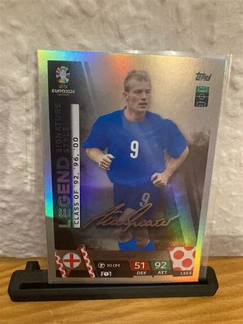 TOPPS MATCH ATTAX Euro 2024 Legend Signature Style Alan Shearer LSS