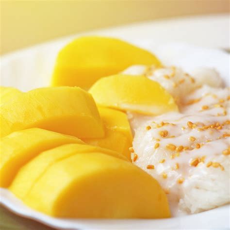 Recette Riz Gluant La Mangue Et Au Lait De Coco Khao Niao Mamuang