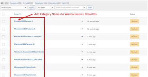 How To Add Product Category Name To WooCommerce Order Numbers Tyche