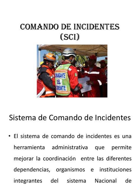 Comando De Incidentes Sci Planificación México