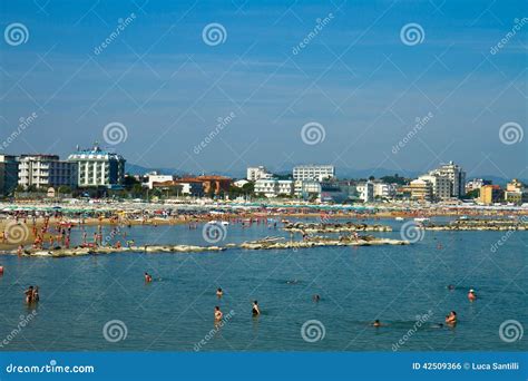 Coast and Beach of Cattolica Editorial Photo - Image of seaside, europe ...