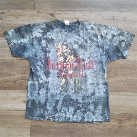 Vintage Vintage Jethro Tull Aqualung Tie Dye T Shirt Xl Gray Tones 2000s Concert Tee Grailed