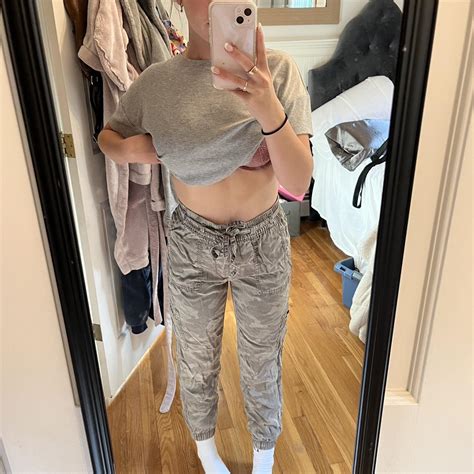 american eagle cargo pants super cute  comfy depop