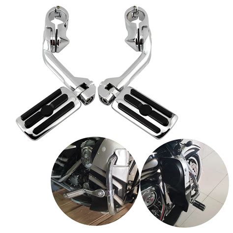 Motorcycle 32mm 1 25 Highway Bar Clamp Mount Angled Engine Guards