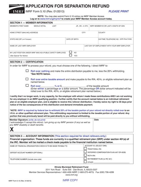 Form Il Imrf Fill Online Printable Fillable Blank