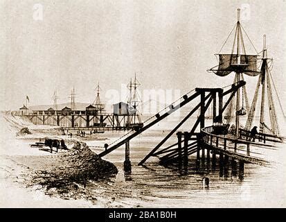 Stockton-on-Tees Docks early 1900s Stock Photo - Alamy