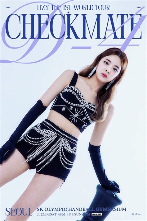 ITZY The 1st World Tour CHECKMATE in Seoul Lia D 4 ポスター K pop