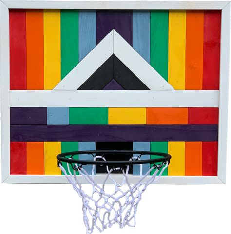 Rainbow Basketball Hoop Art – Delle Donne Designs