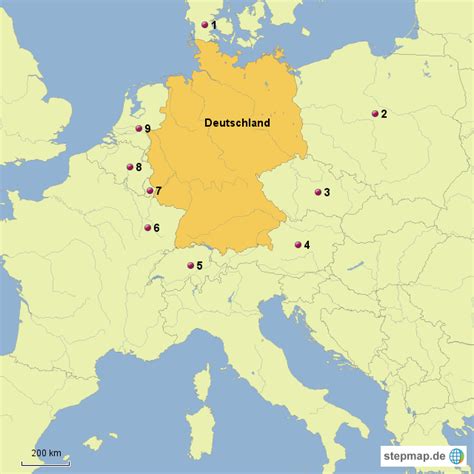 Karte Deutschland Nachbarl Nder Blanko Grundschultante Lapbook