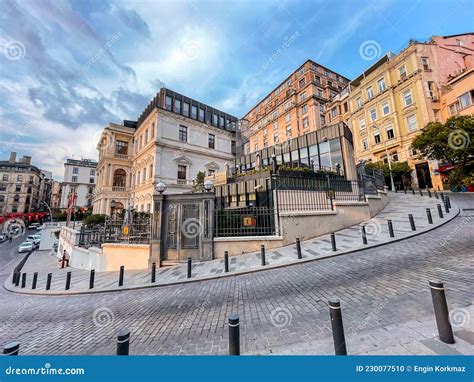 Architectural Scene and Street View from Istanbul, Turkey Editorial ...