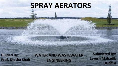 Spray Aerators Cept Portfolio