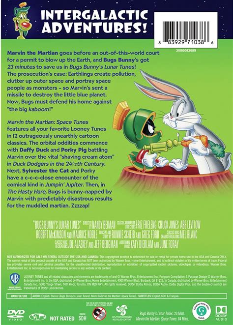 Bugs Bunnys Lunar Tunes Marvin The Martian Space Tunes Double Feature