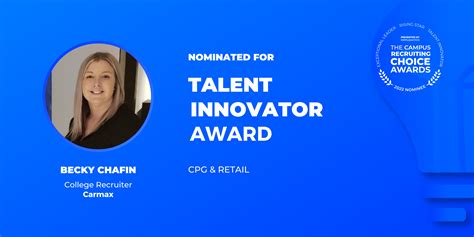 Becky Chafin - Nominee for Talent Innovator Award - 2022 Campus ...