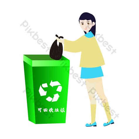 Girl Throwing Garbage Ai Png Images Free Download Pikbest